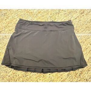 Lululemon pace rival skirt black size 8